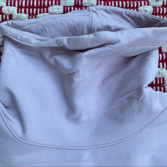 LULULEMON porcelain pink Stress Less funnel neck sweatshirt 6 - Picture 7 of 13